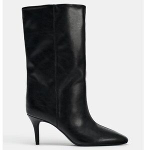 ZARA Wrinkled Look Boots size 7.5